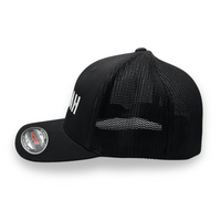 HAT - REKCAH - Flexfit Trucker REKCAH Hat (L/XL) Black