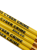 TOO COOL TO DO CYBER CRIME -- 5 Pack of Pencils