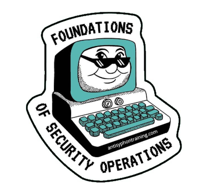 Antisyphon Sticker - Foundations of Security Operations