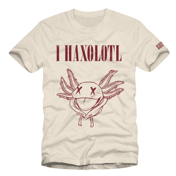 BHIS I HAXOLOTL T-Shirt (OATMEAL/BURGUNDY)