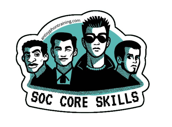 Antisyphon Sticker - SOC Core Skills – Spearphish General Store