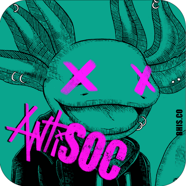BHIS Sticker - I HAX (ANTISOC)