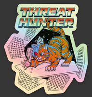 ACM Sticker - Threat Hunter Kitty